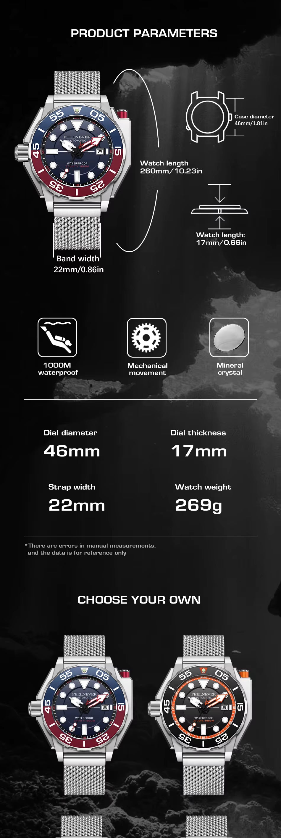 Luxury Automatic Watch For Men Fashion Business Watch Men Military Waterproof Mechanical Wristwatches