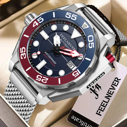 Luxury Automatic Watch For Men Fashion Business Watch Men Military Waterproof  Mechanical Wristwatches