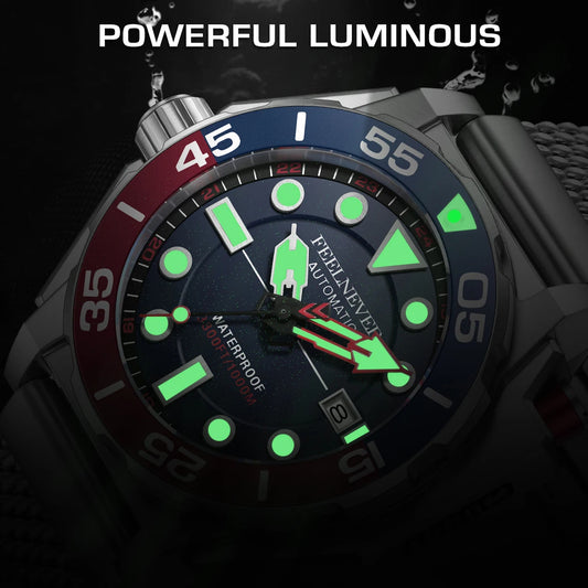 Luxury Automatic Watch For Men Fashion Business Watch Men Military Waterproof  Mechanical Wristwatches