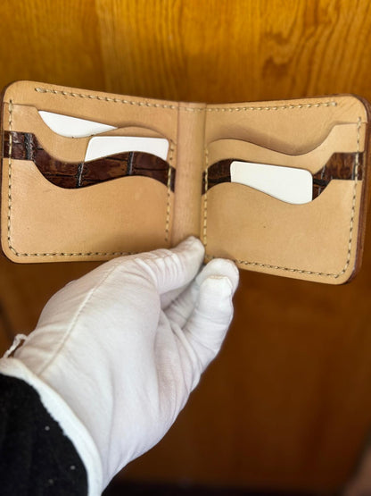 Genuine Leather Handmade Luxury Wallet Hand Stitches