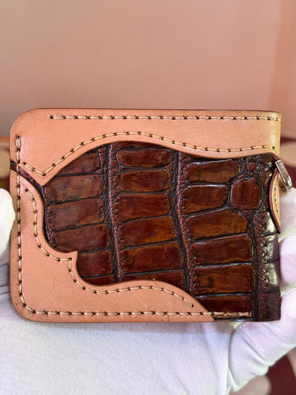 Genuine Leather Handmade Luxury Wallet Hand Stitches