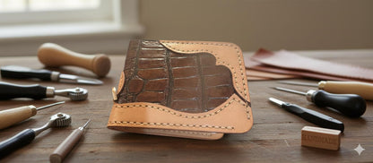 Genuine Leather Handmade Luxury Wallet Hand Stitches