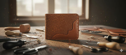 Handmade Luxury Wallet Hand Stitches Genuine Leather