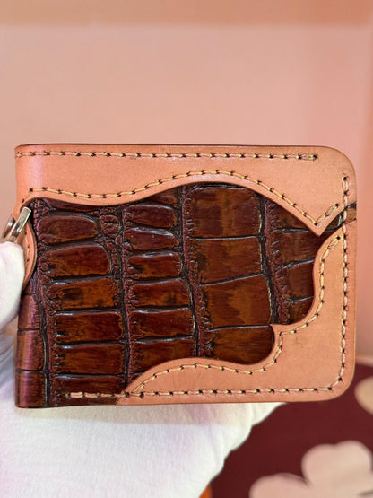 Genuine Leather Handmade Luxury Wallet Hand Stitches