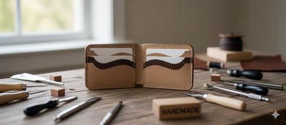 Genuine Leather Handmade Luxury Wallet Hand Stitches