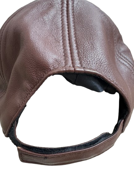Genuine Leather Sports Cap Baseball
